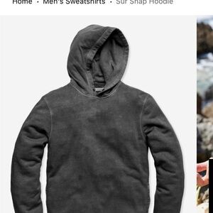 Outerknown Charcoal Hoodie